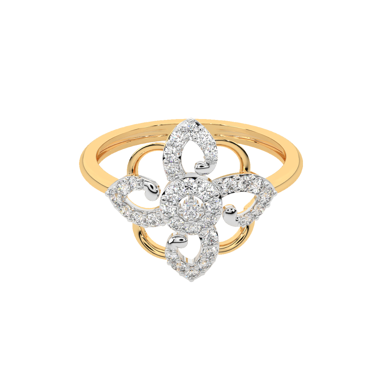 Elias Round Diamond Engagement Ring